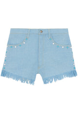 RIVET DENIM SHORTS