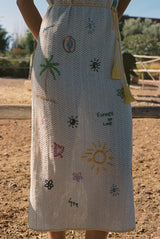 CROCHET EMBROIDERED DRESS