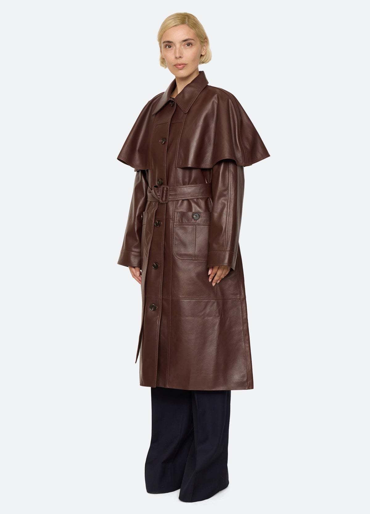 CAITLIN COAT BROWN