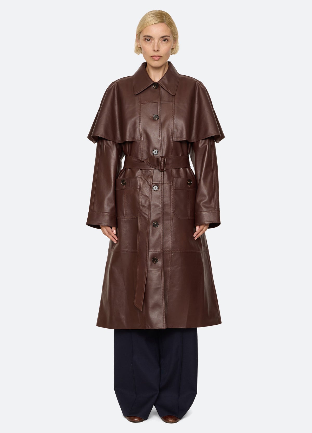 CAITLIN COAT BROWN