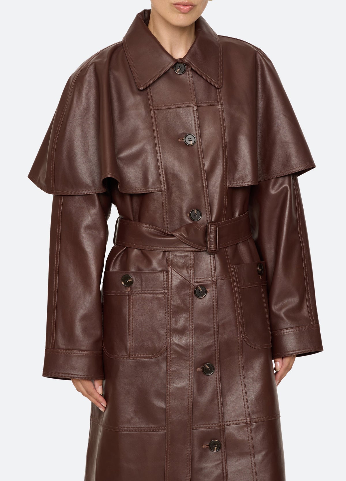 CAITLIN COAT BROWN