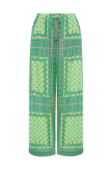 BON BON SILK JARDIN WIDE LEG PANTS