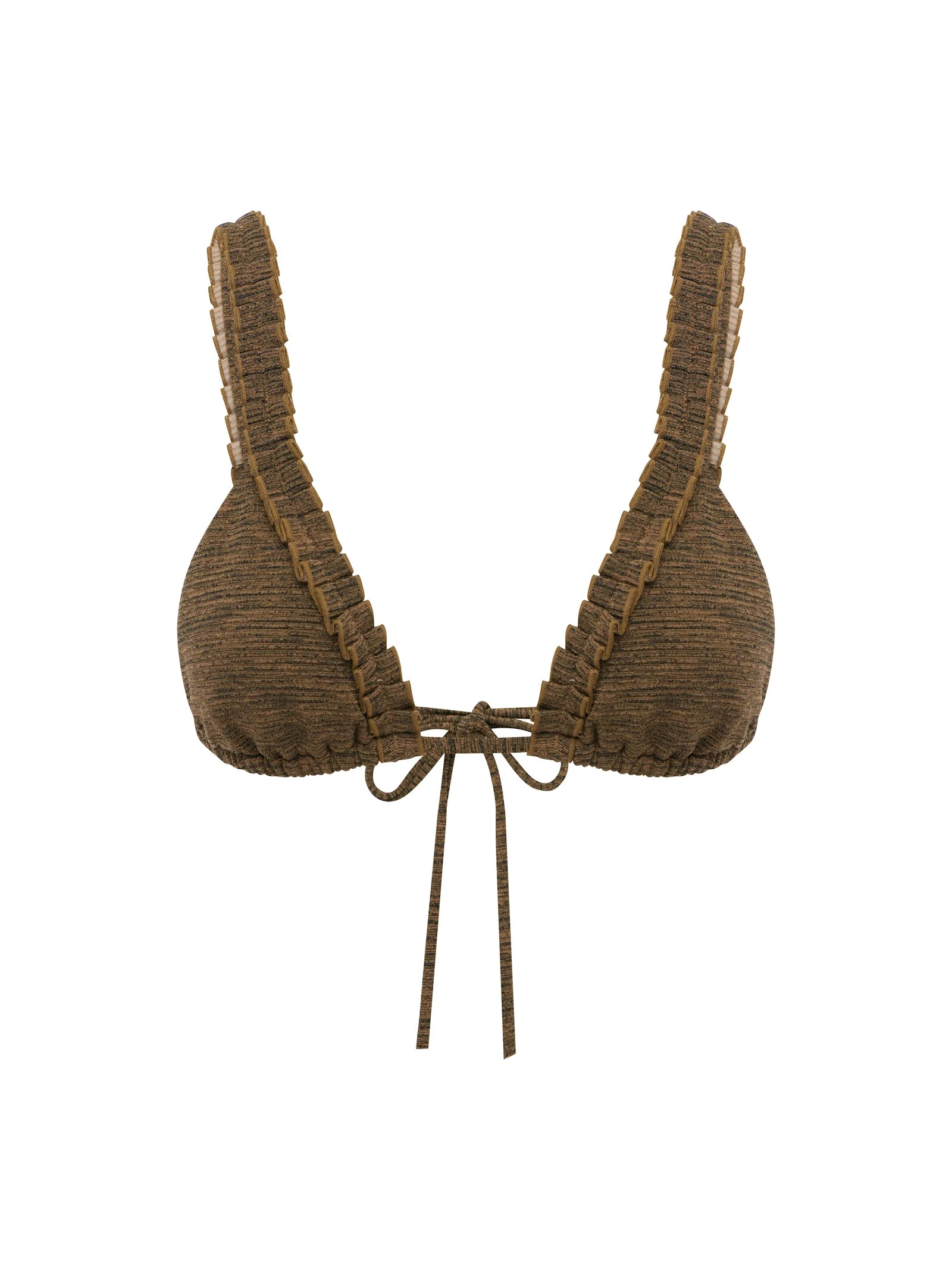 MYRA JACQUARD TRI W RUFFLE