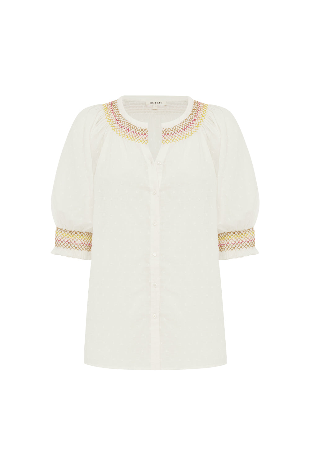 LINO SMOCKED BLOUSE