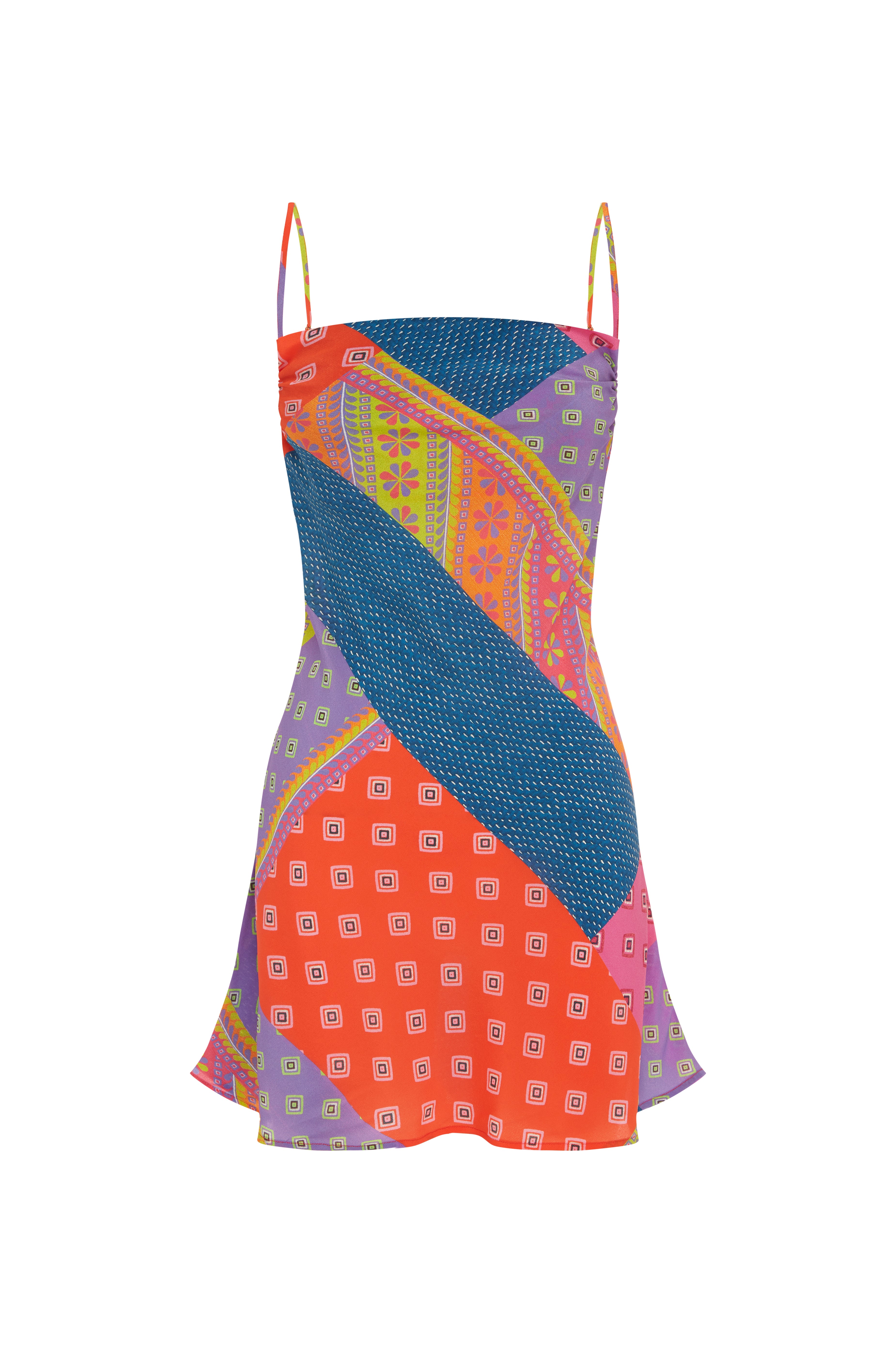 RANI SILK BIAS MINI DRESS