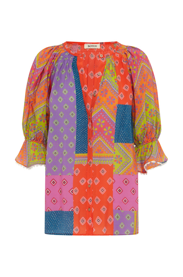 RANI SILK SS BLOUSE