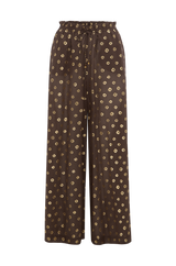 BRONZEE PAPERBAG WIDE LEG PANTS