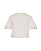 ORGANIC COTTON BLUE FLOWER S/M