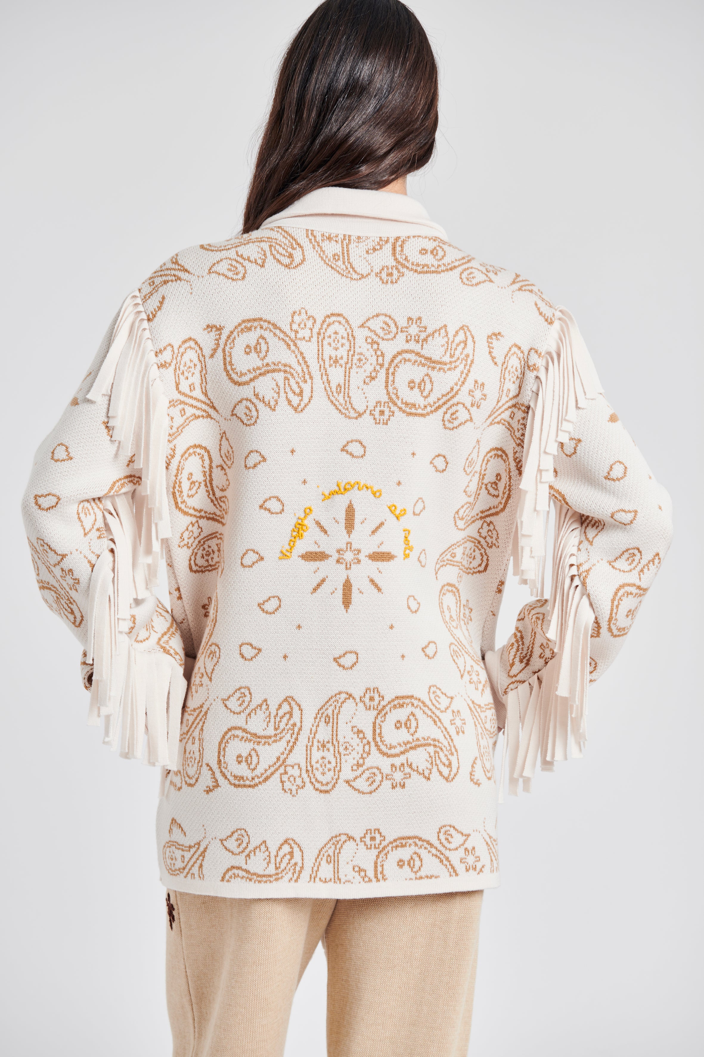 CREAM BANDANA JACKET