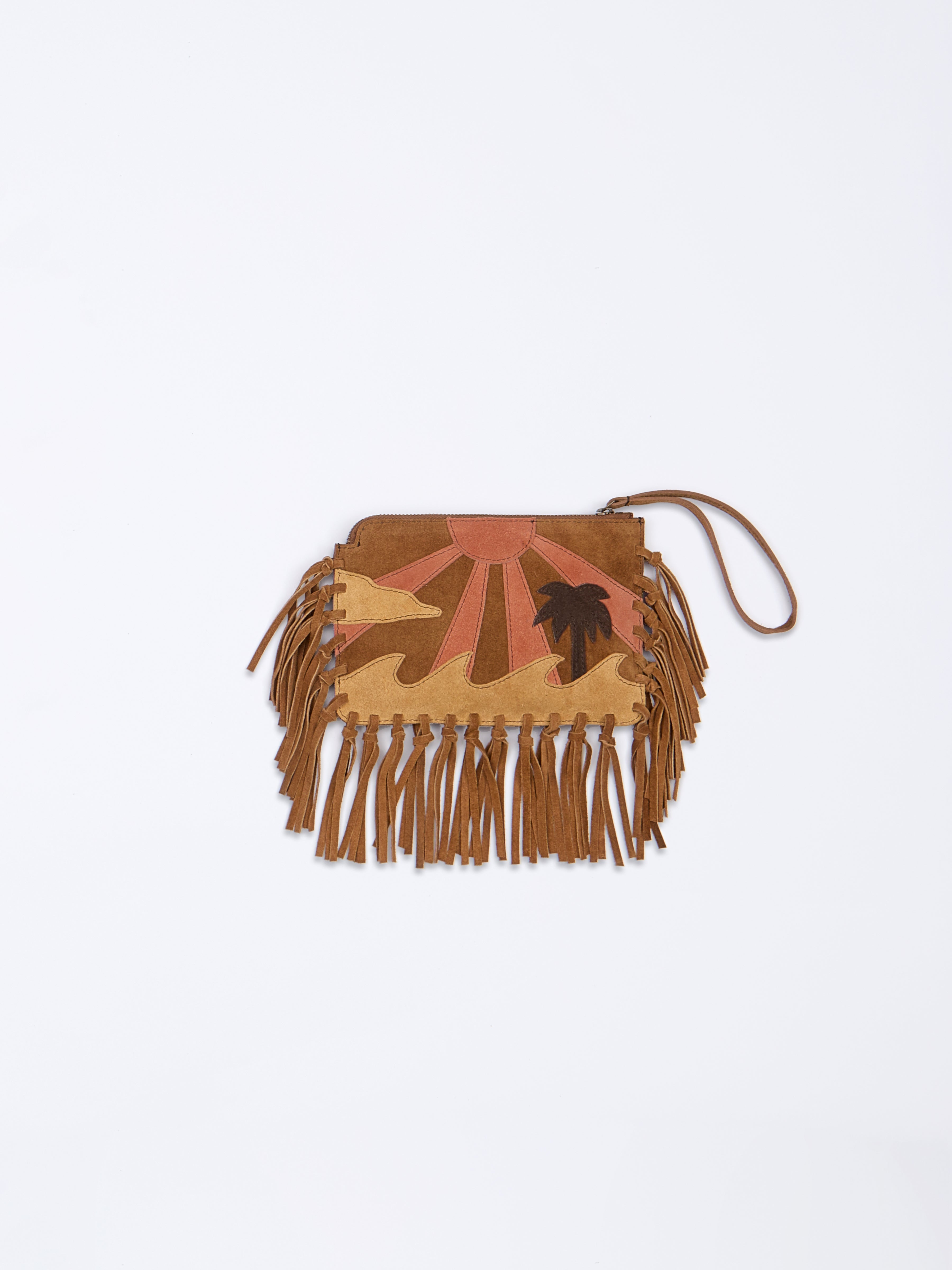 MY WORLD SUEDE POUCH