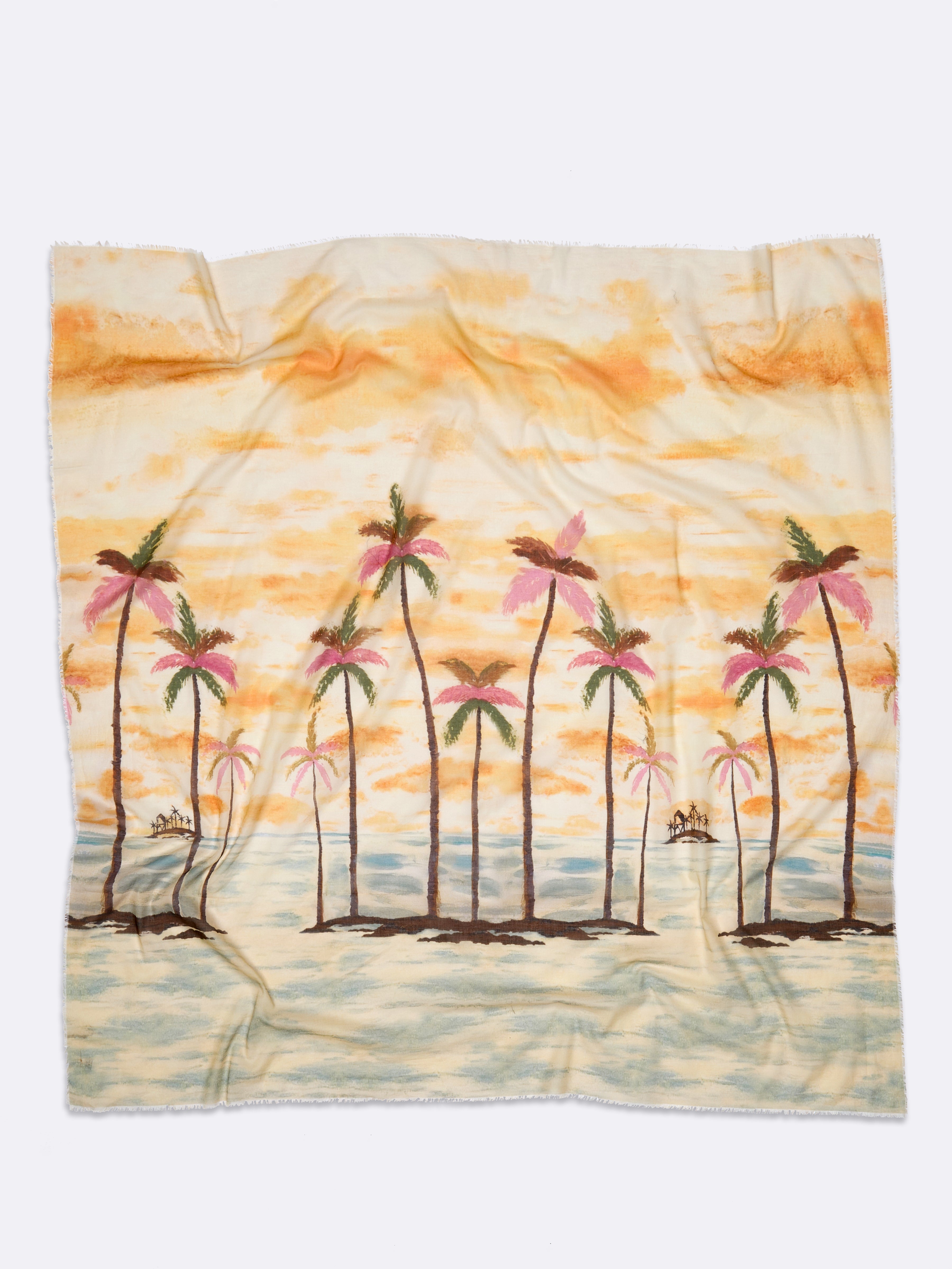 LIVE ON THE ISLAND  MAXI SCARF