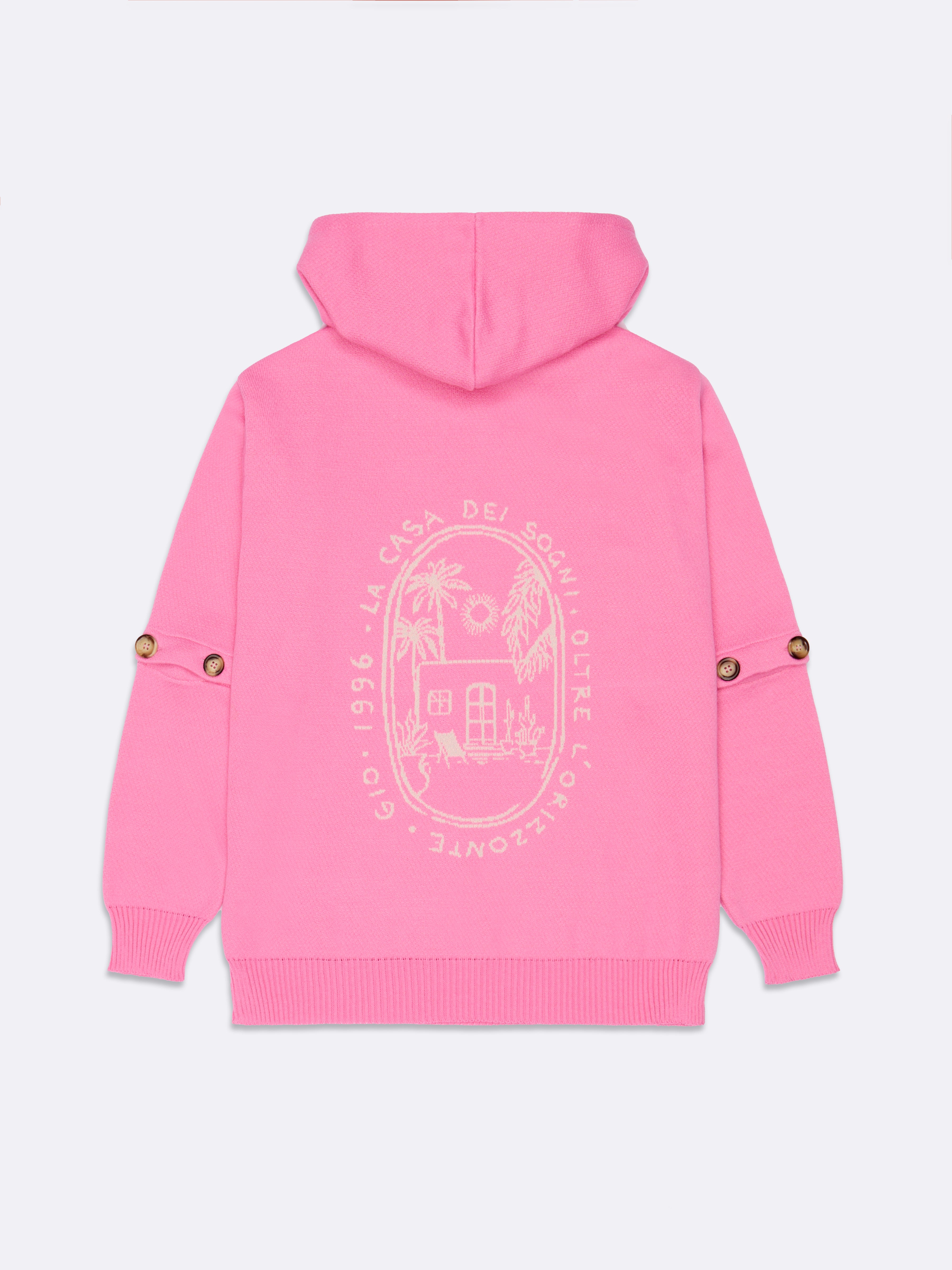 LA CASA DEL SOGNI PINK HOODIE