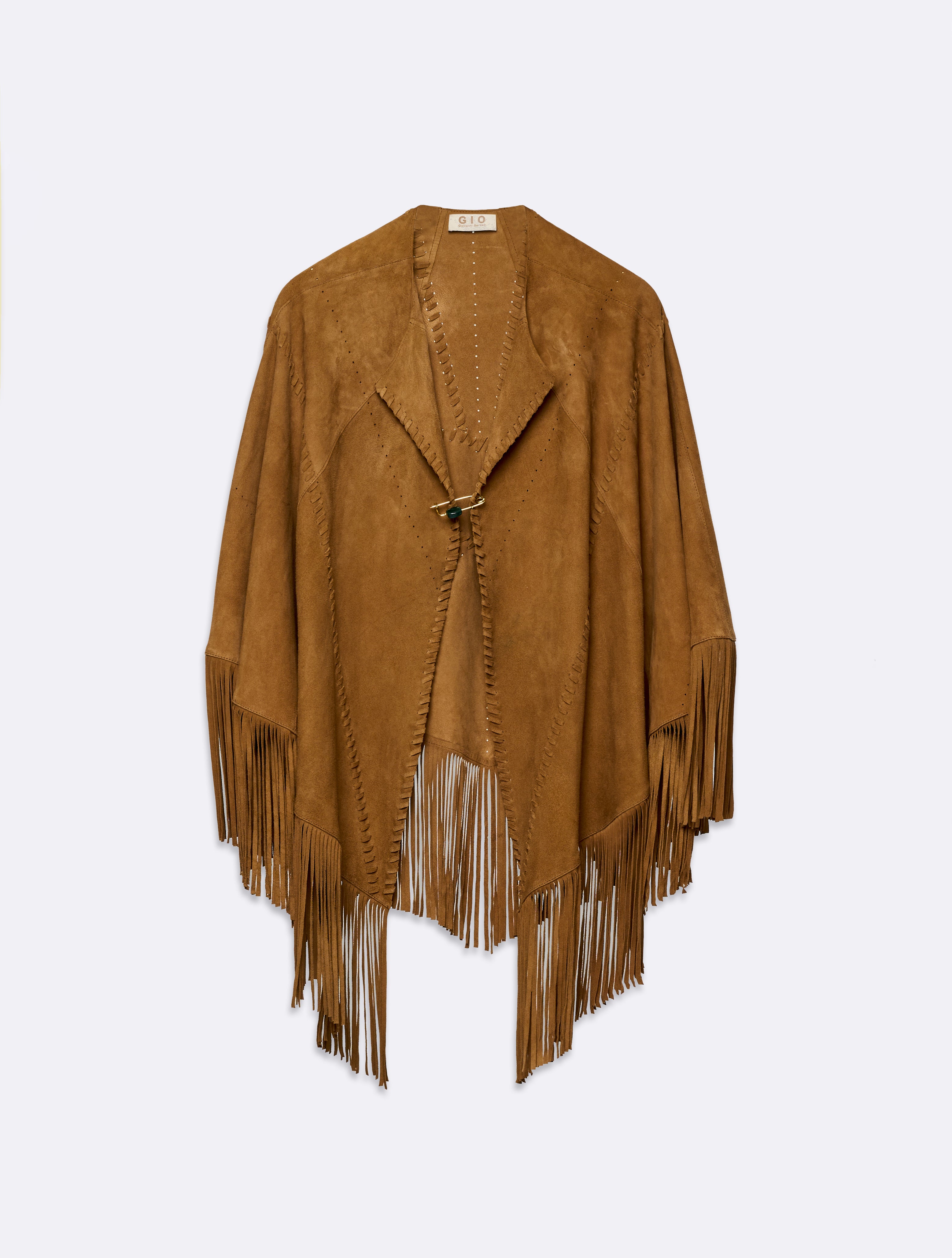 AMORE SUEDE PONCHO