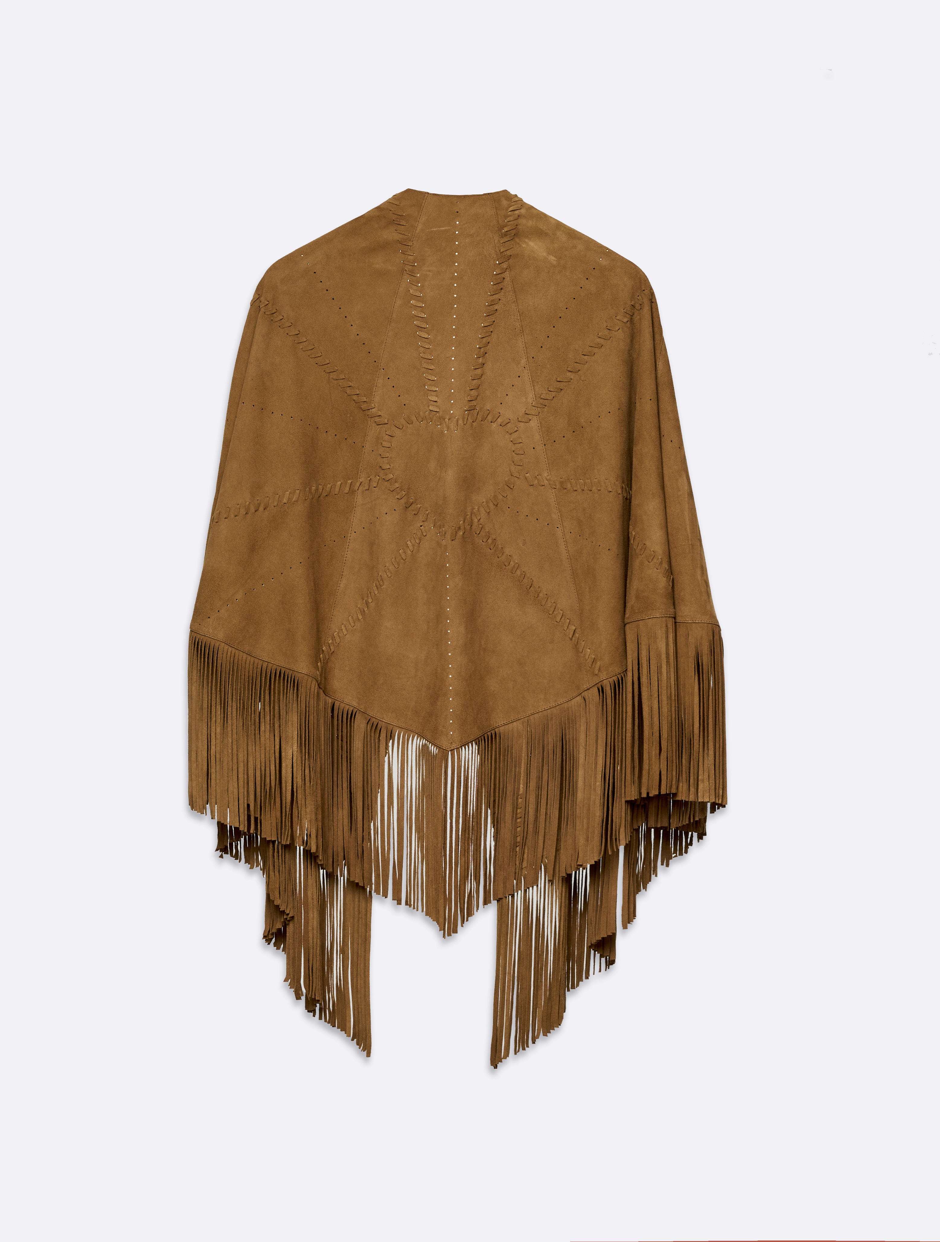 AMORE SUEDE PONCHO