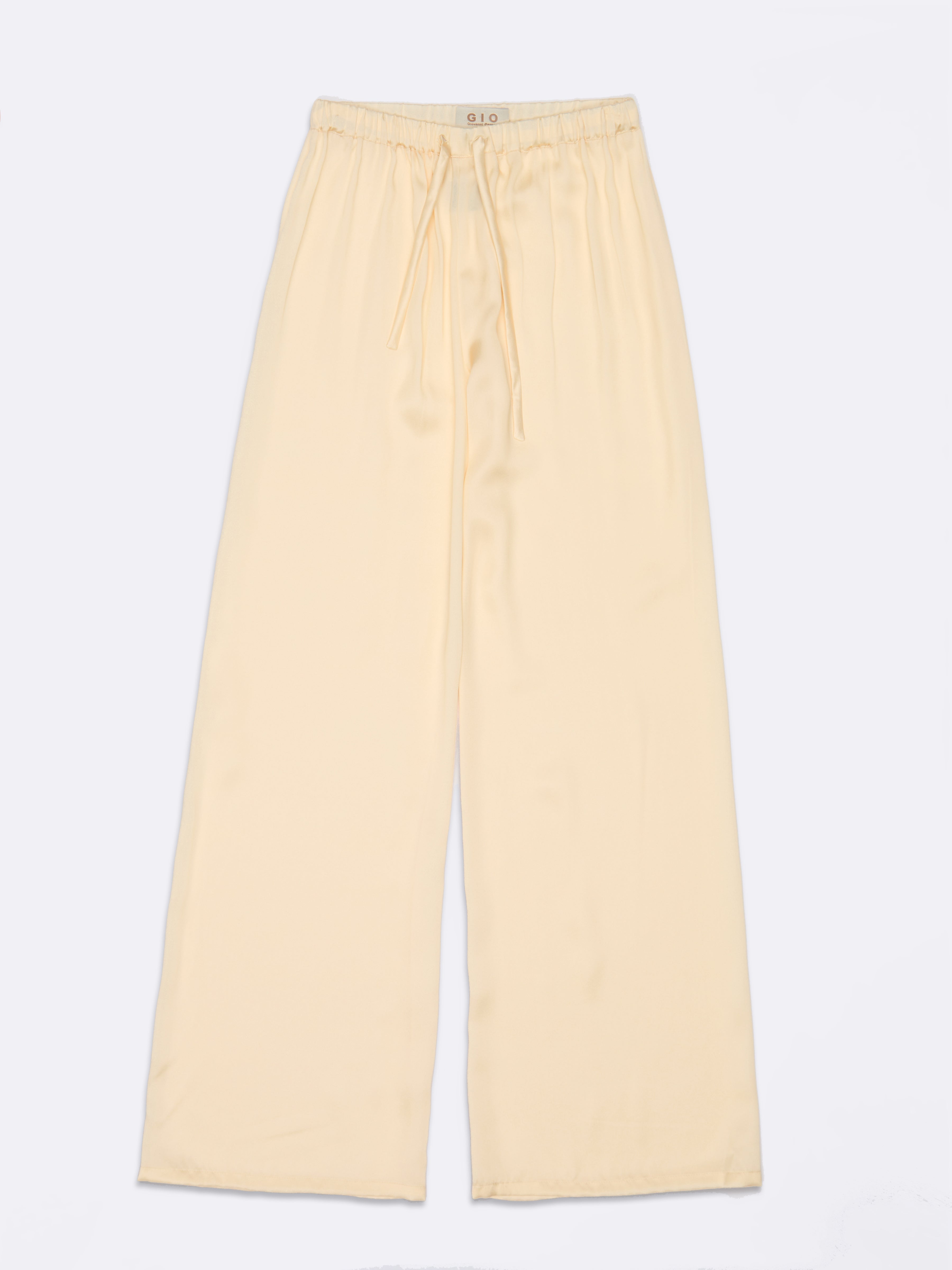 CREAM SILK TROUSERS