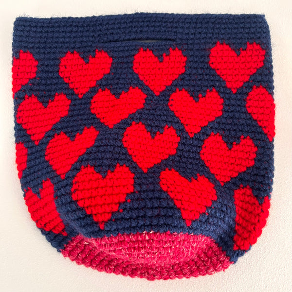 CORAZON BAG BLUE RED
