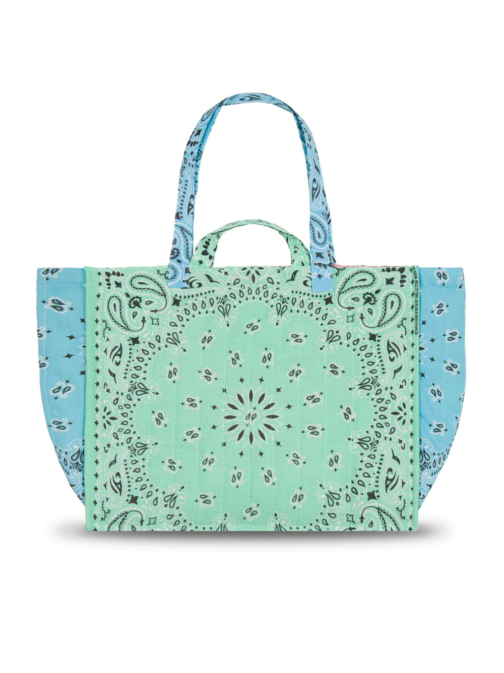 Maxi cabas - HOLIDAYS- Mint blue