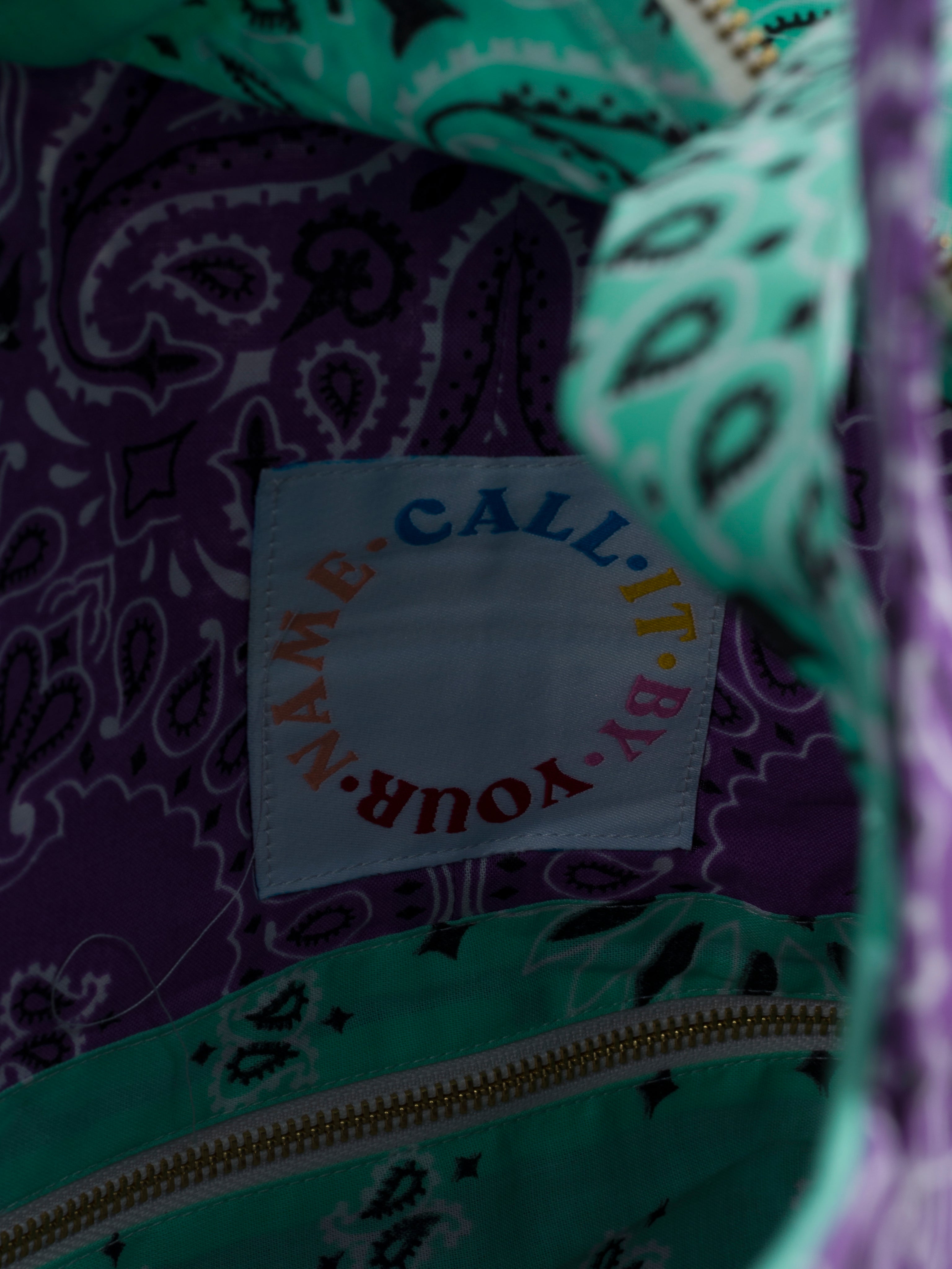 Week end bag- Lilac/Mint