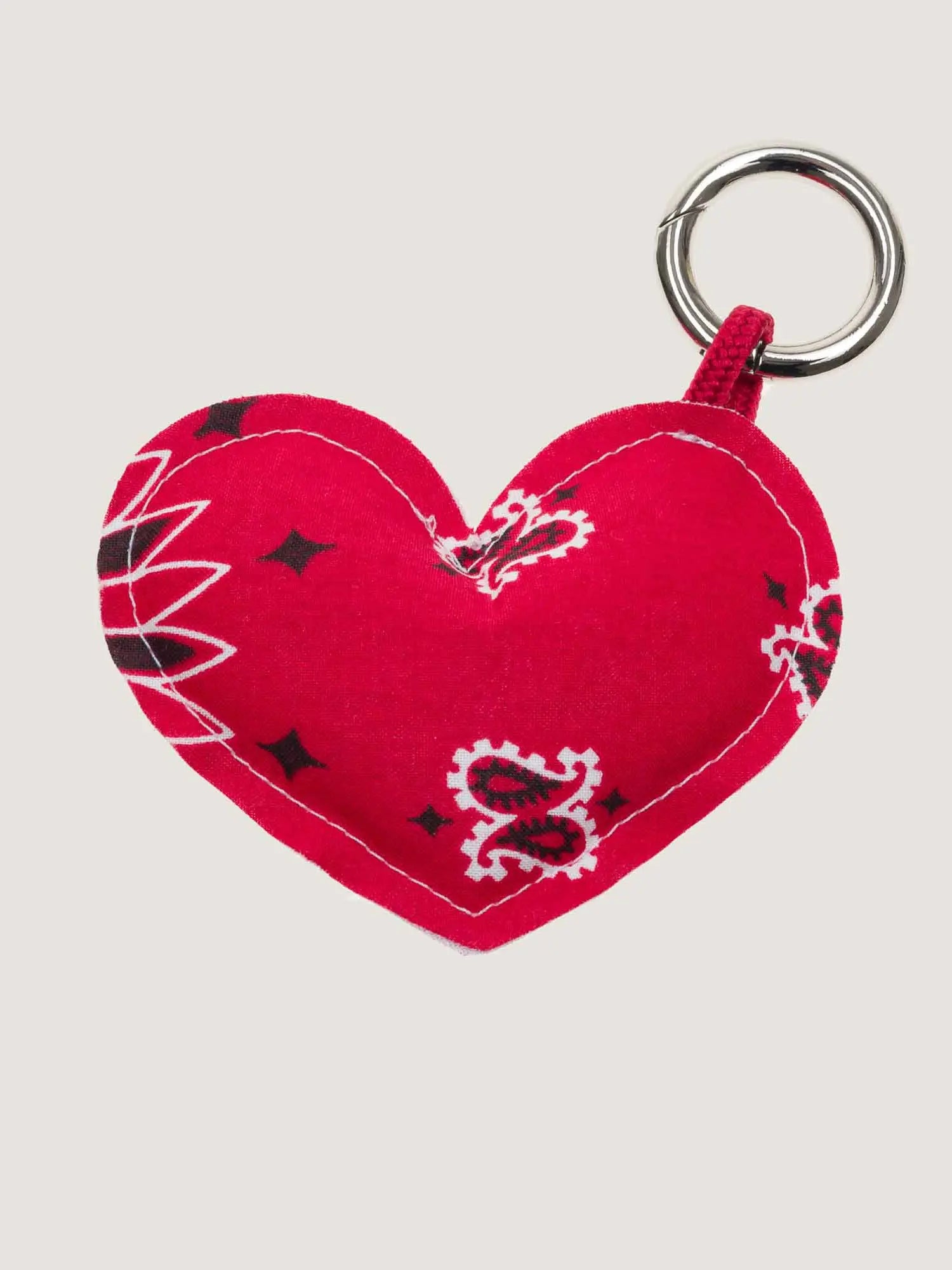 ALL RED HEART - BAG CHARM