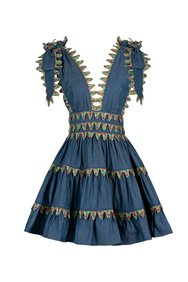 CHELI DRESS BLUE