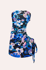 ACE CUT DRESS- HIBISCUS BLUE