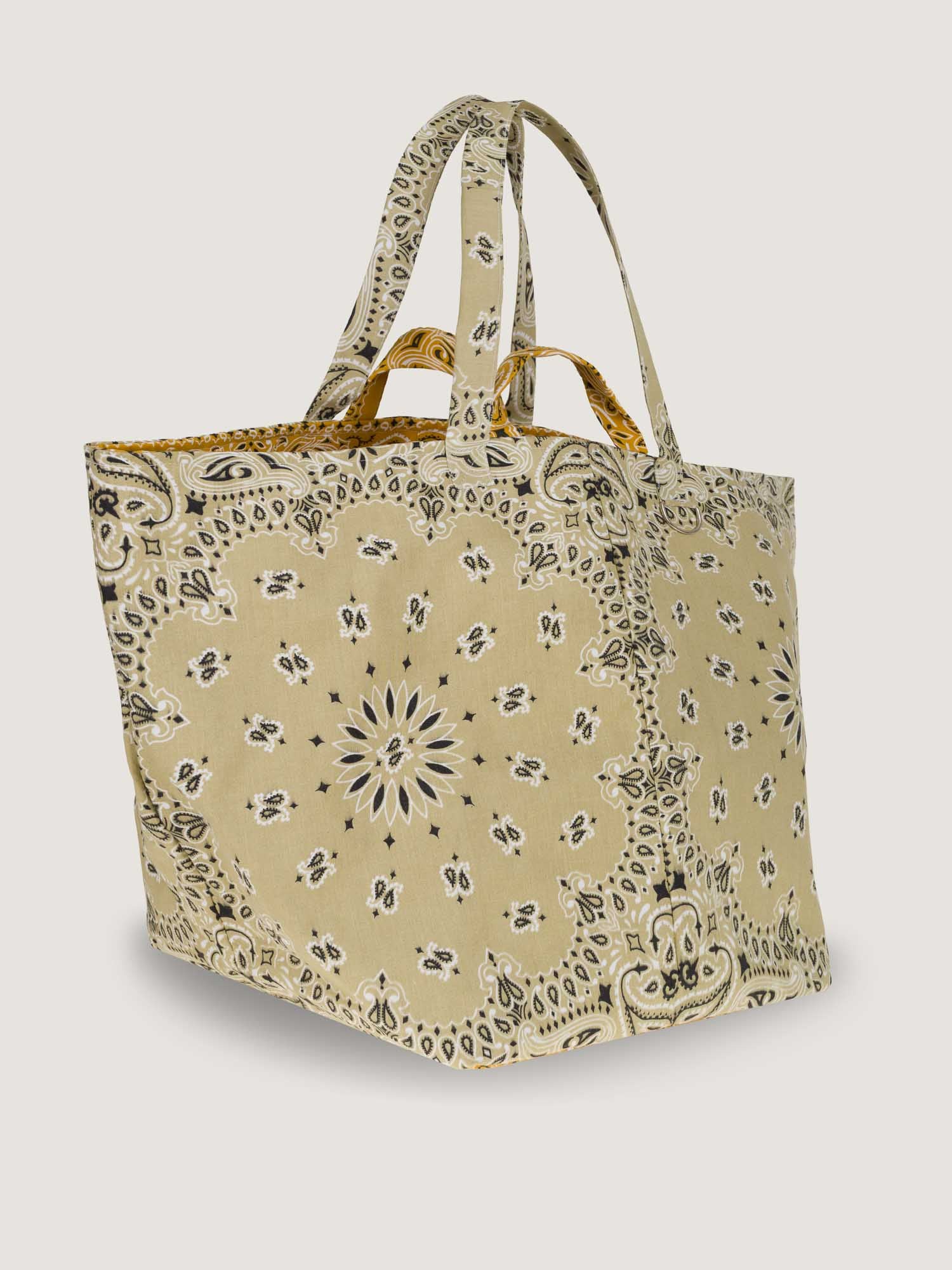 WEEK-END BAG - BEIGE/MUSTARD