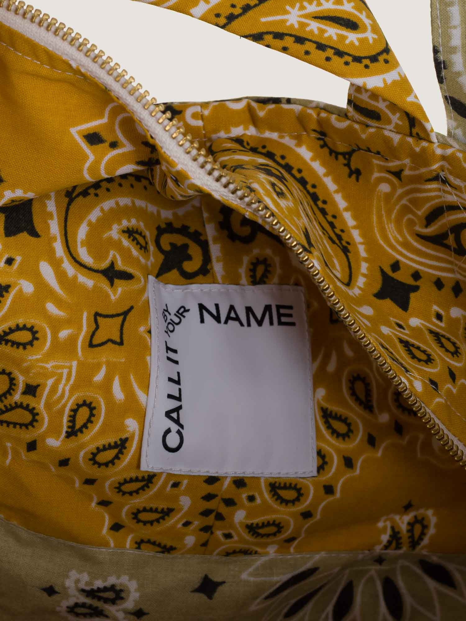 WEEK-END BAG - BEIGE/MUSTARD