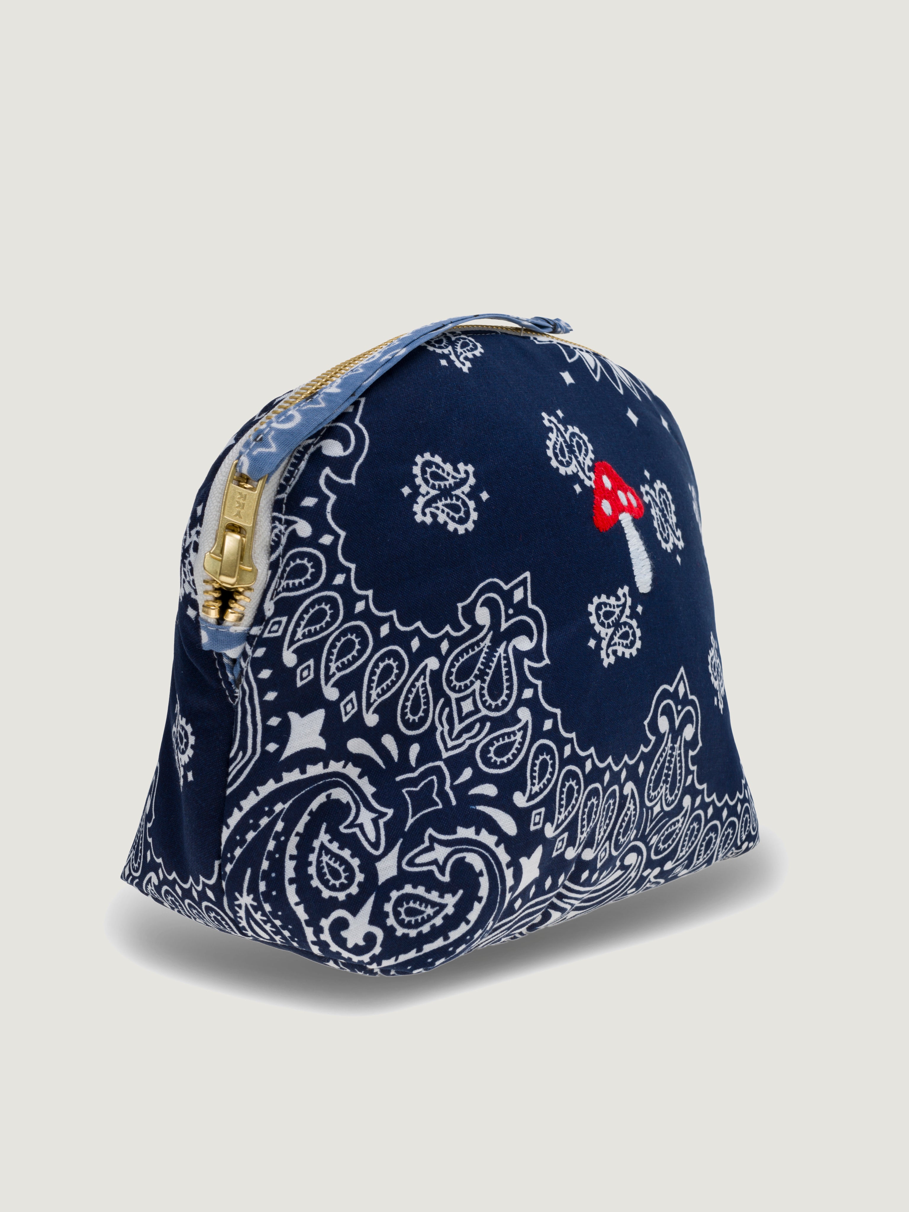 SMALL VANITY - MUSHROOM - NAVY/CHAMBRAIS