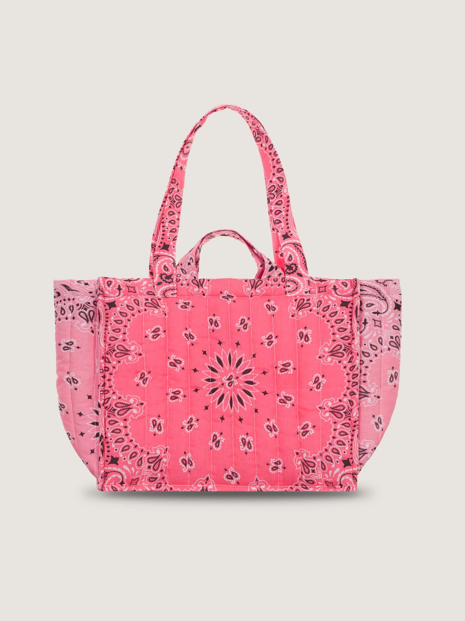 MEDIUM QUILTED - LOVE- STRAWBERRY/PALE PINK