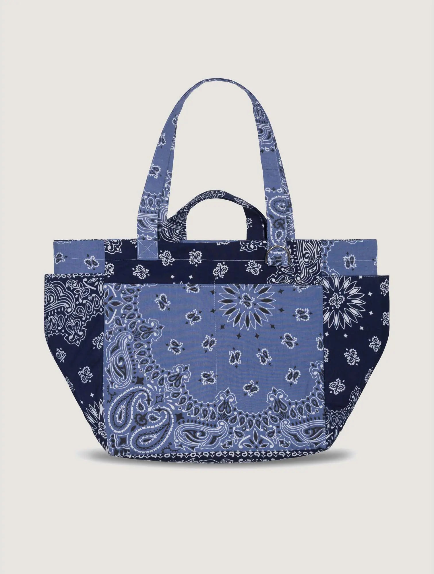 PICNIC BAG - CHAMBRAY/NAVY
