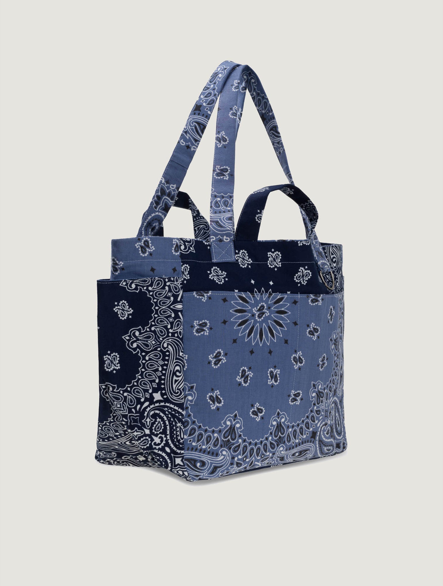 PICNIC BAG - CHAMBRAY/NAVY