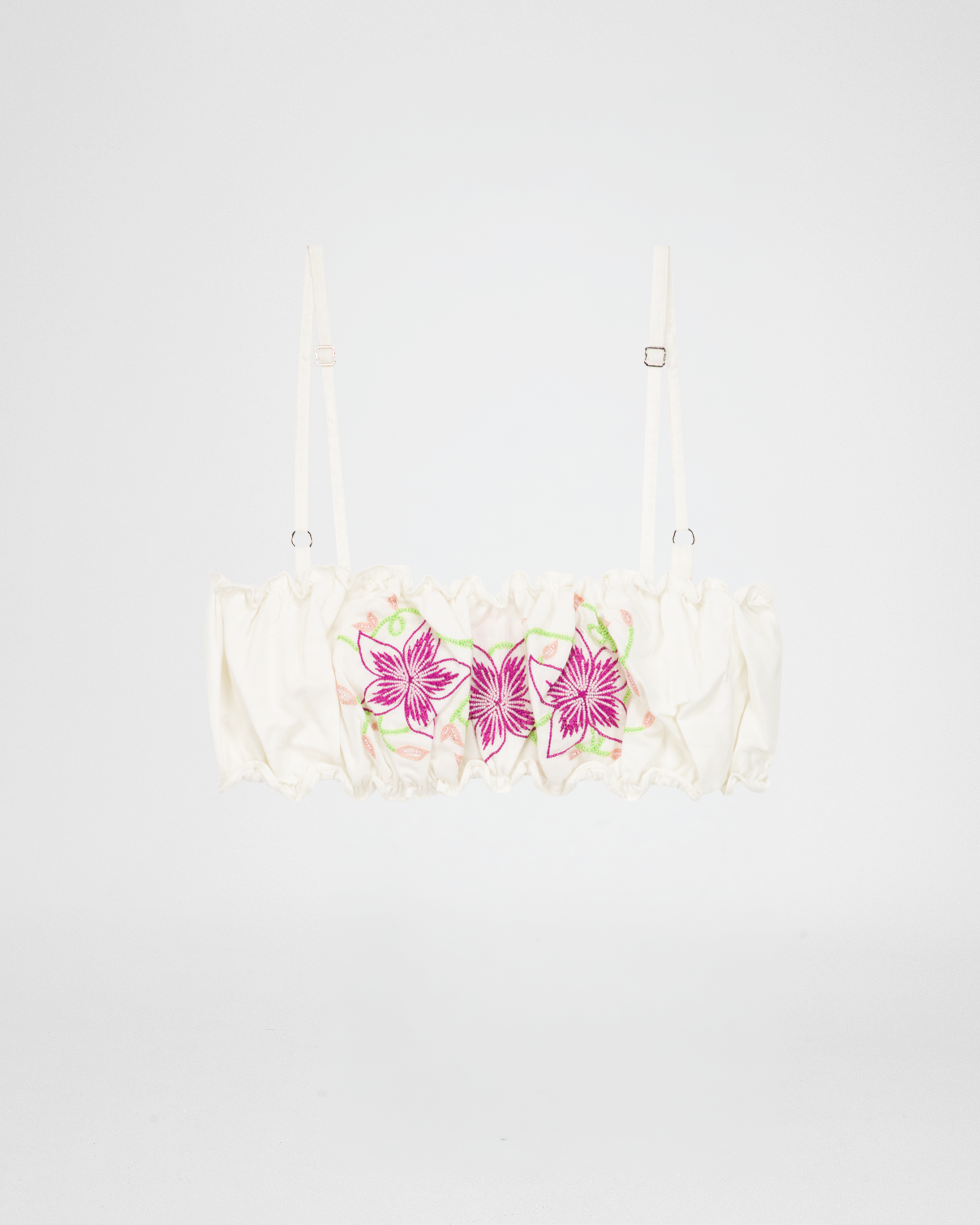 FLOR WHITE BRA