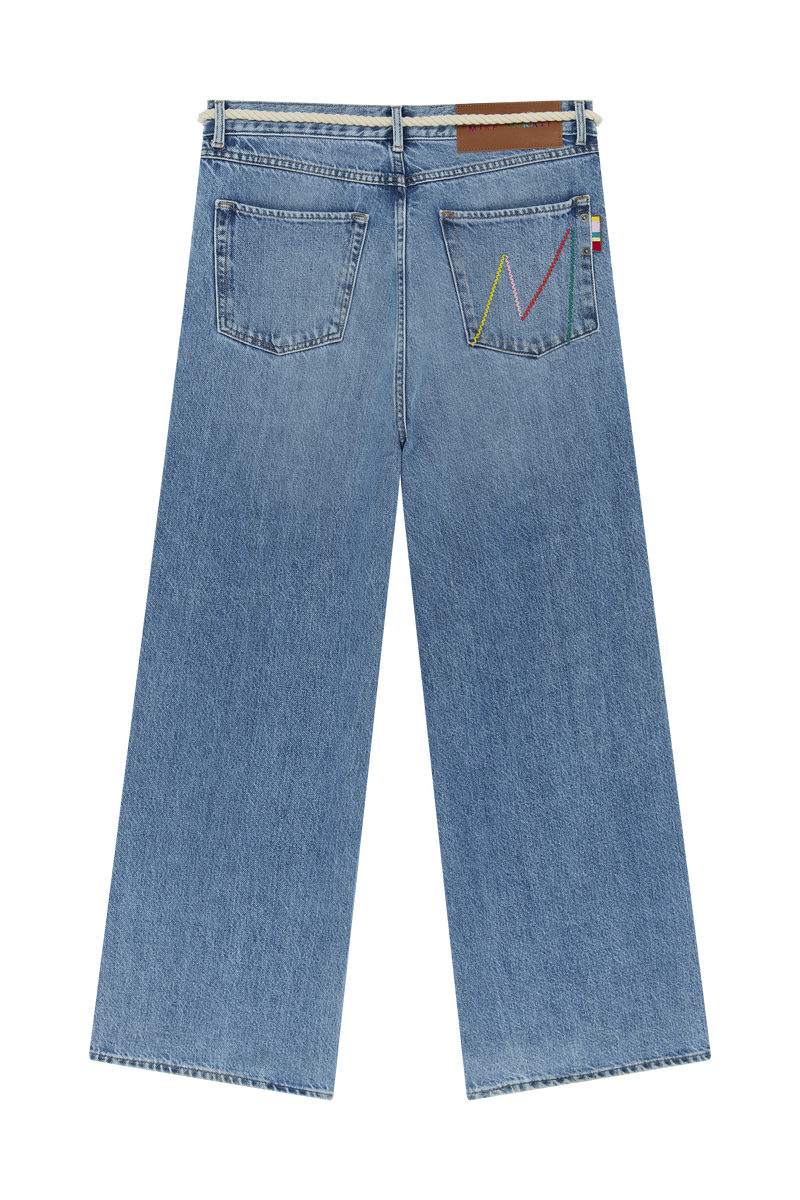 EMBROIDERED HEART JEANS