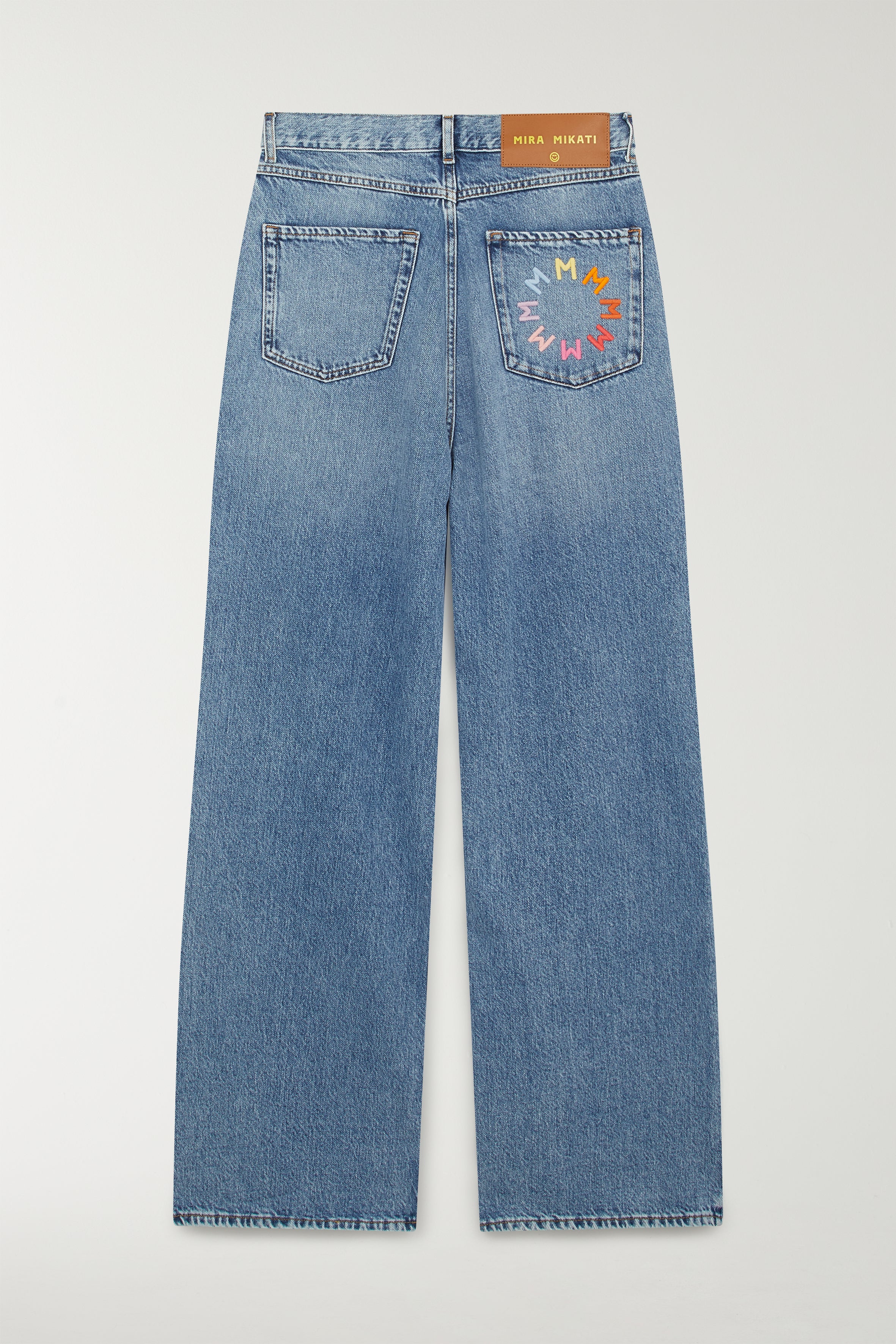 EMBROIDERED HEART JEANS