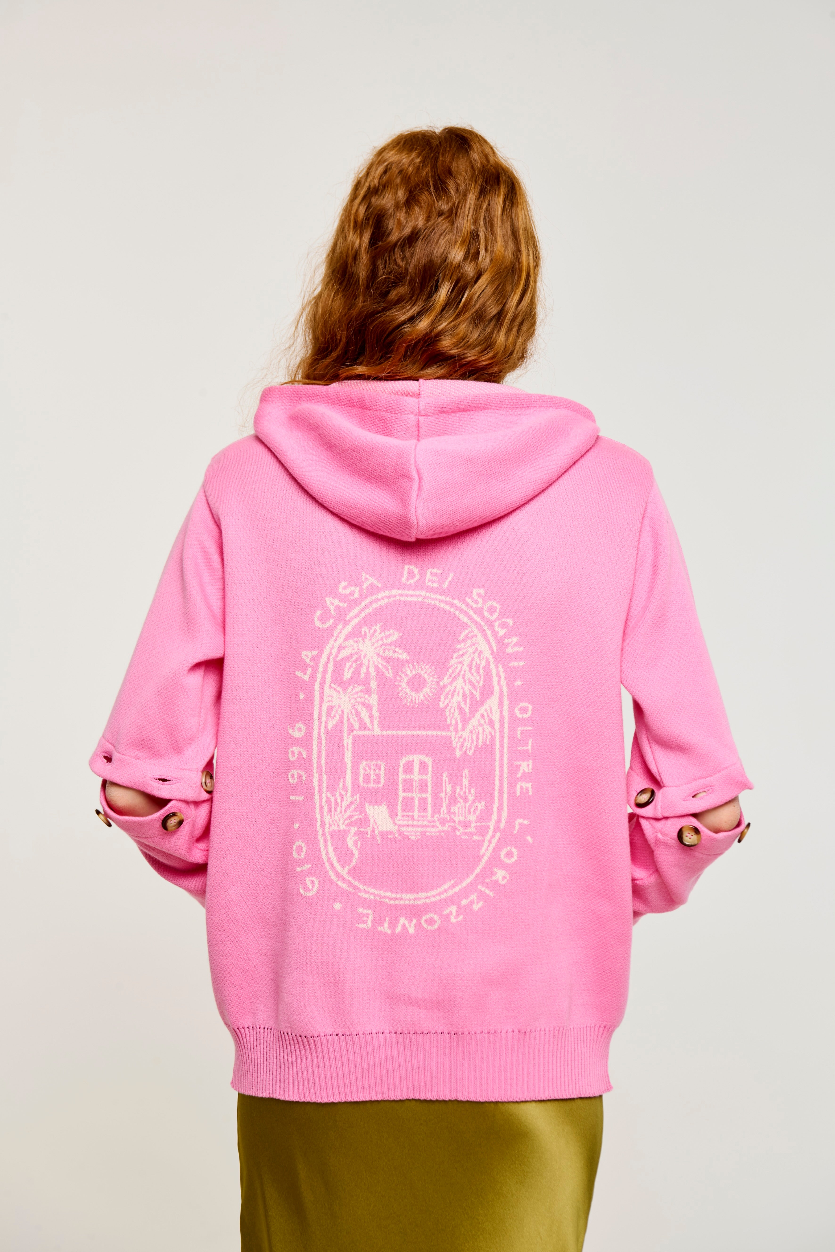 LA CASA DEL SOGNI PINK HOODIE