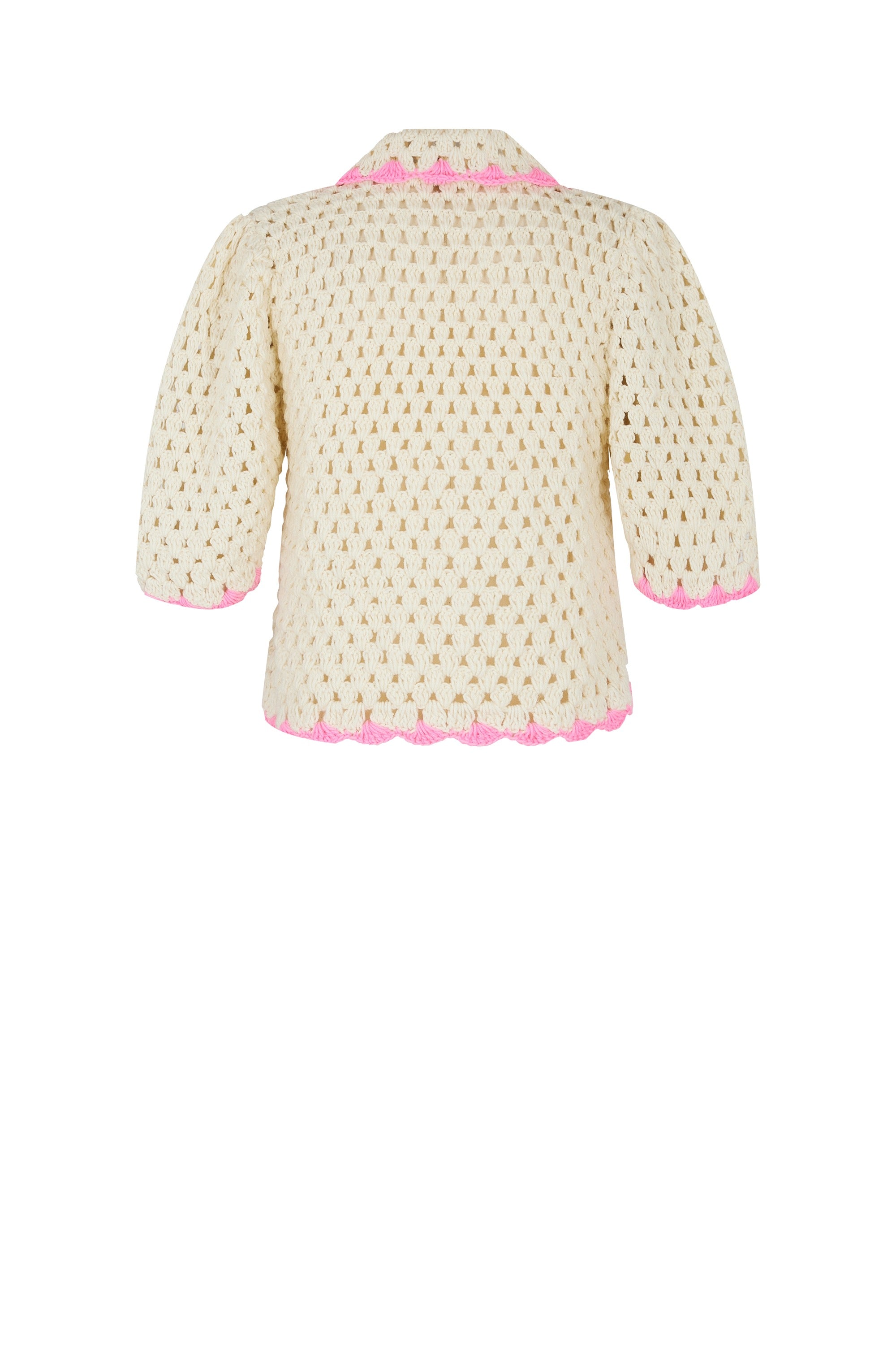 CROCHET BEIGE SWEATER