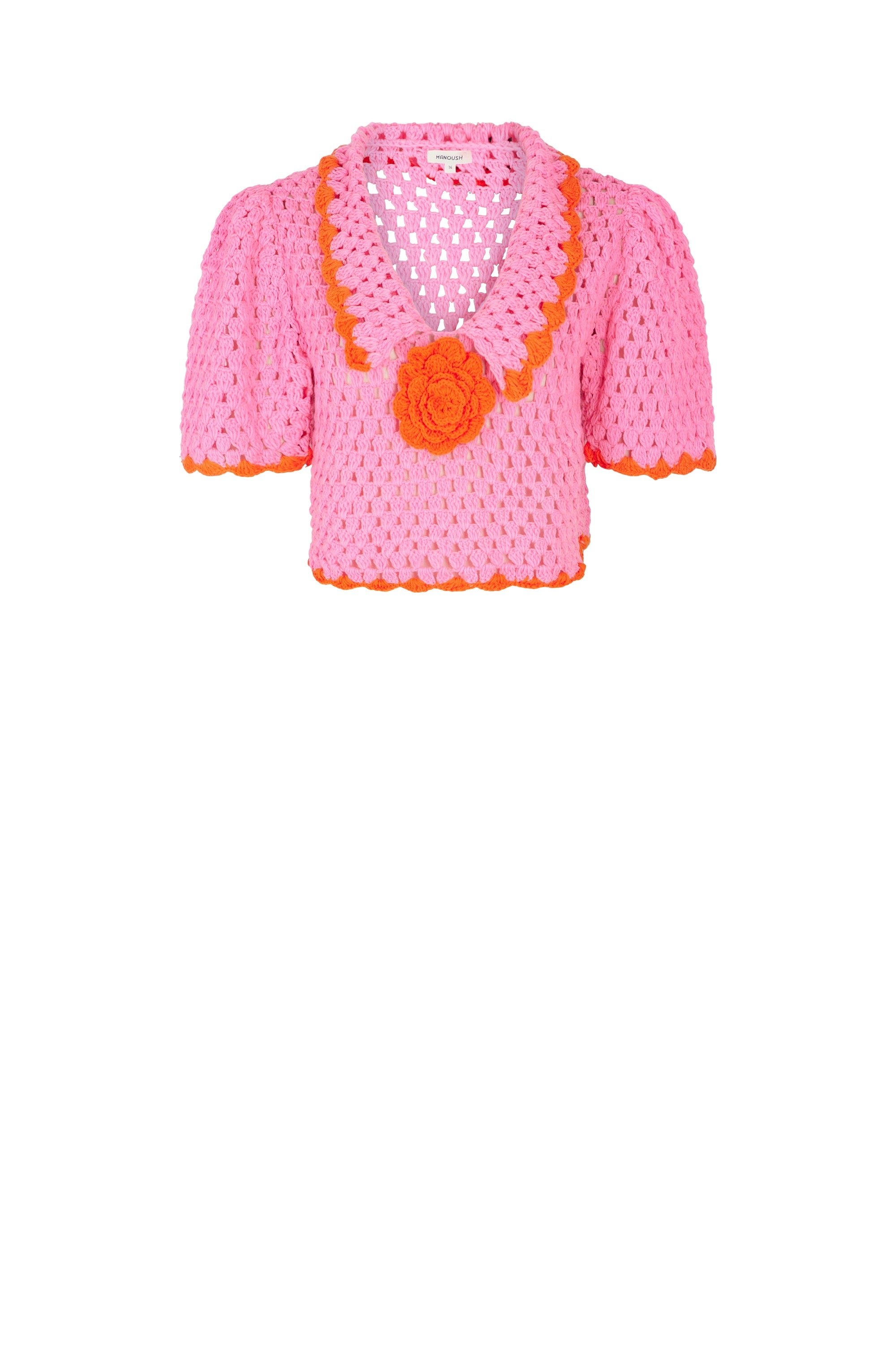 CROCHET ROSE SWEATER
