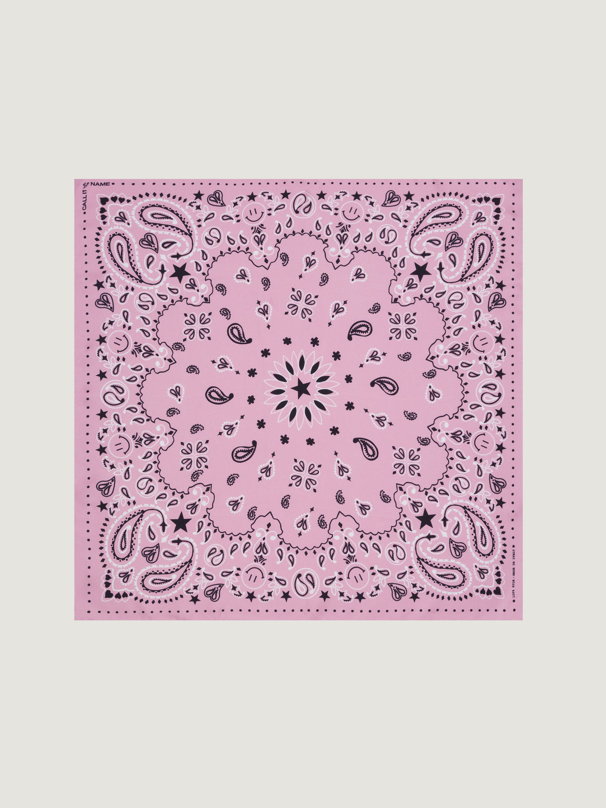 SILK BANDANA PINK - SMALL