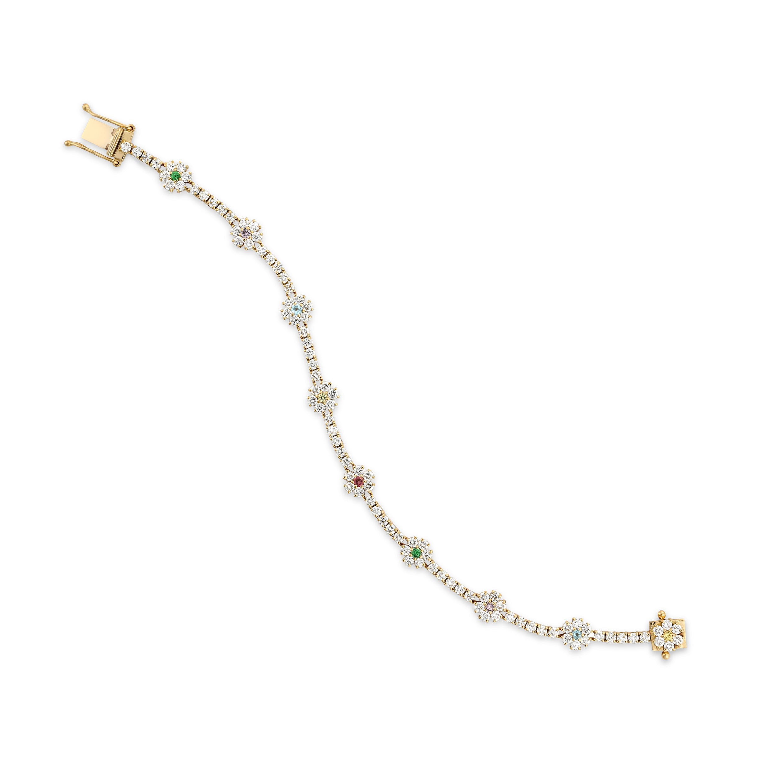 THE WILDFLOWER  TENNIS BRACELET