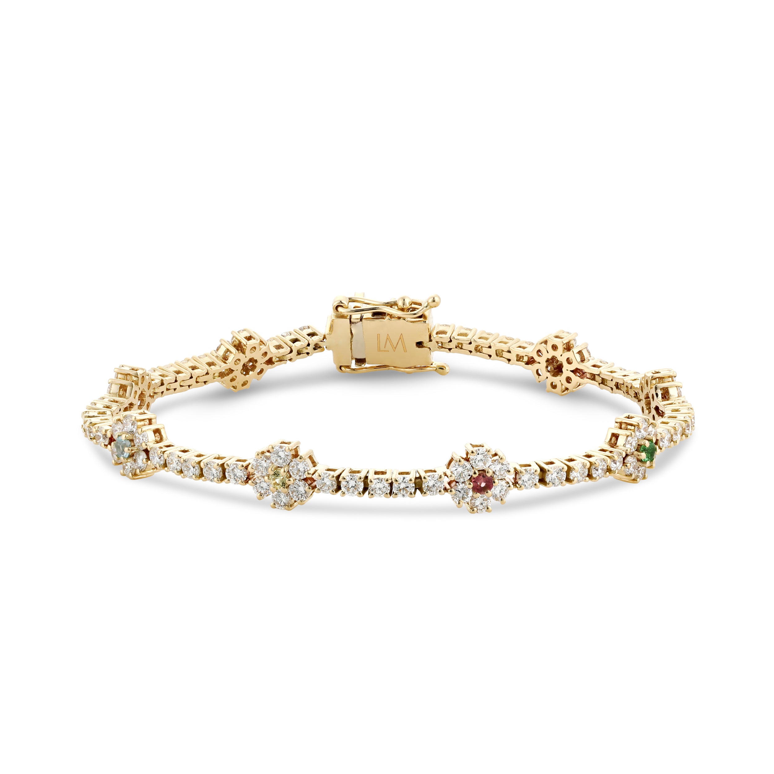 THE WILDFLOWER  TENNIS BRACELET