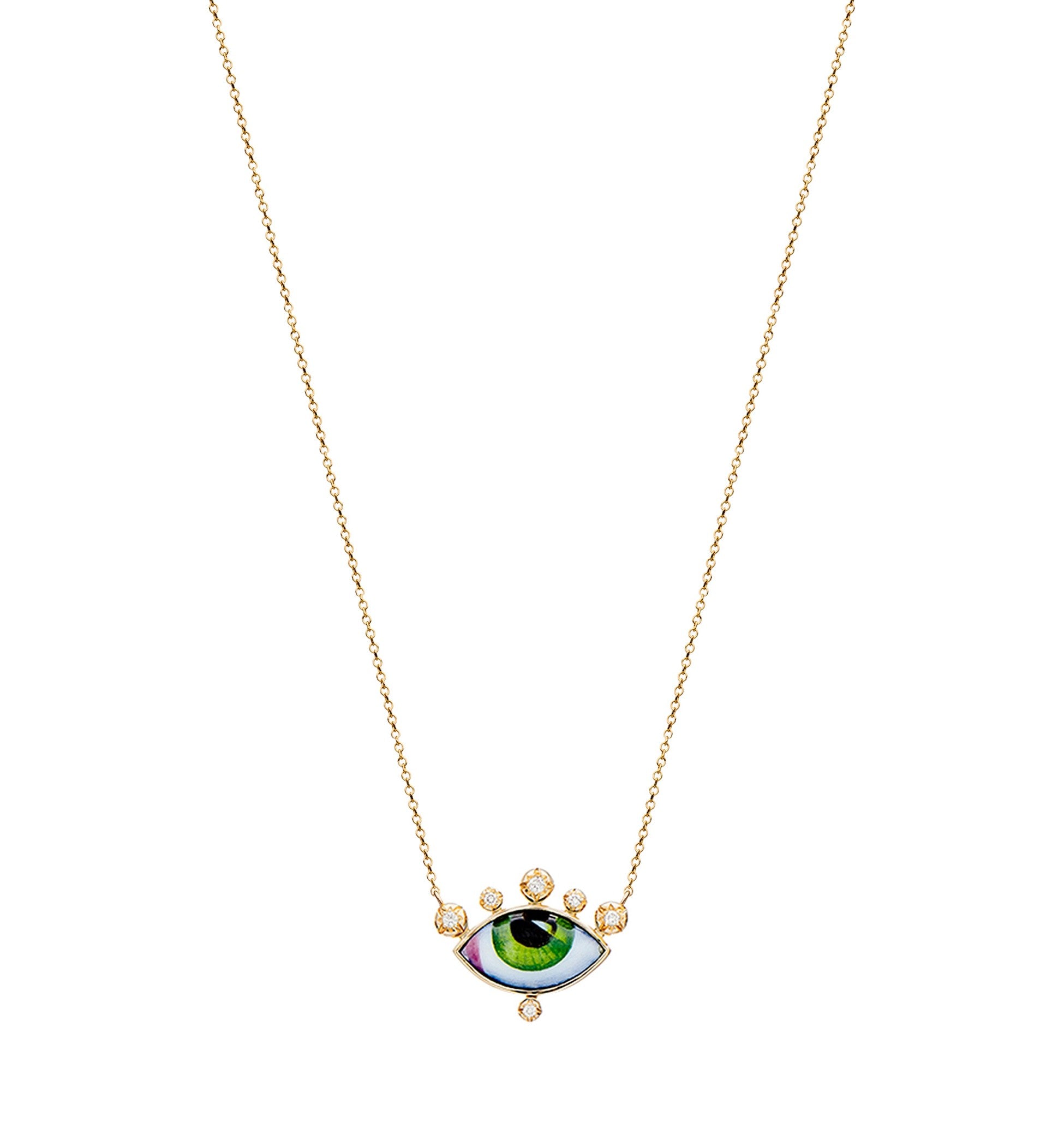 Russe Petit Vert diamond necklace