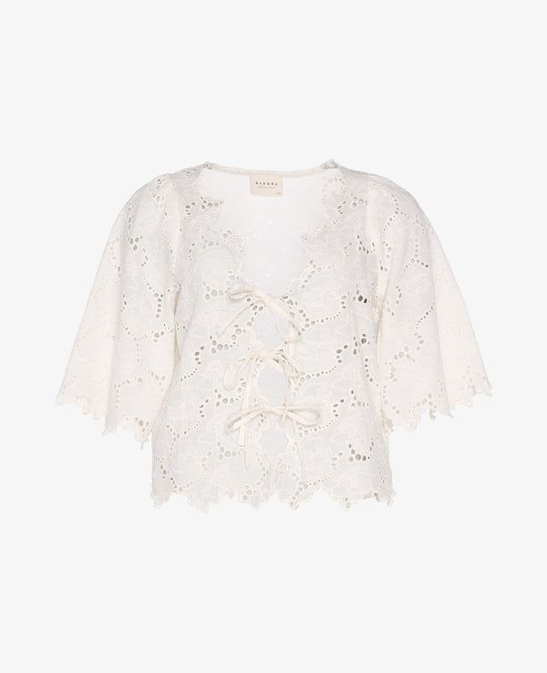 EDDIE BRODERIE ANGLAISE TOP
