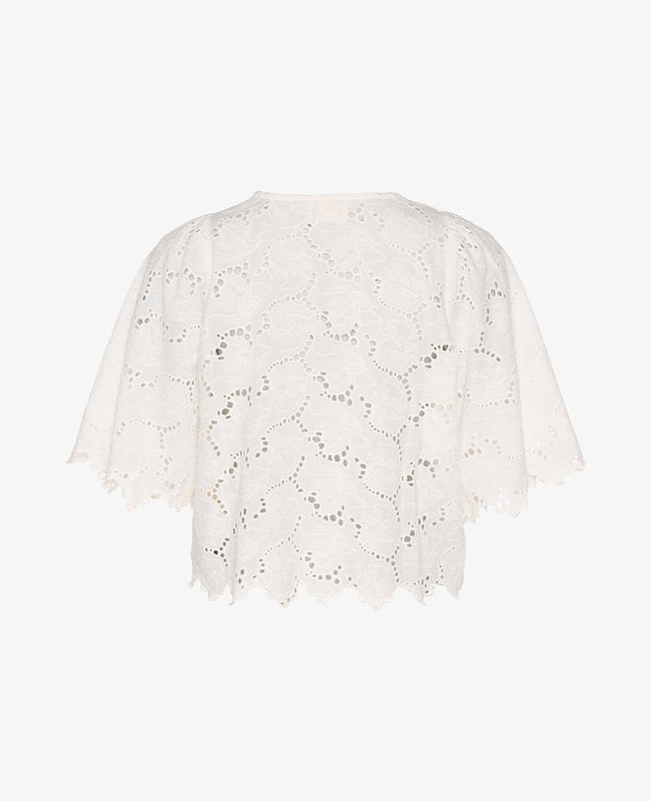 EDDIE BRODERIE ANGLAISE TOP