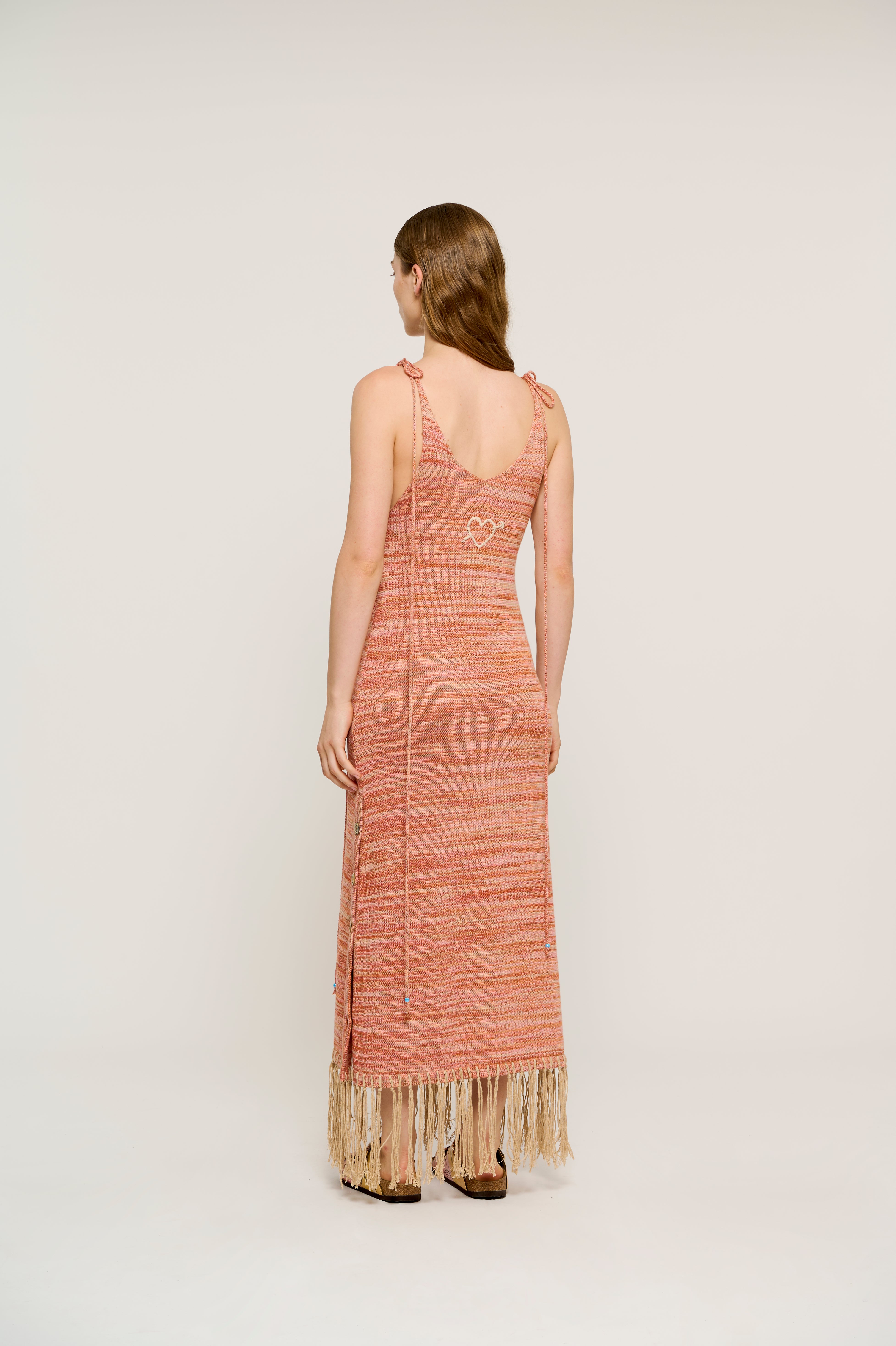 HEART MELANGE DRESS
