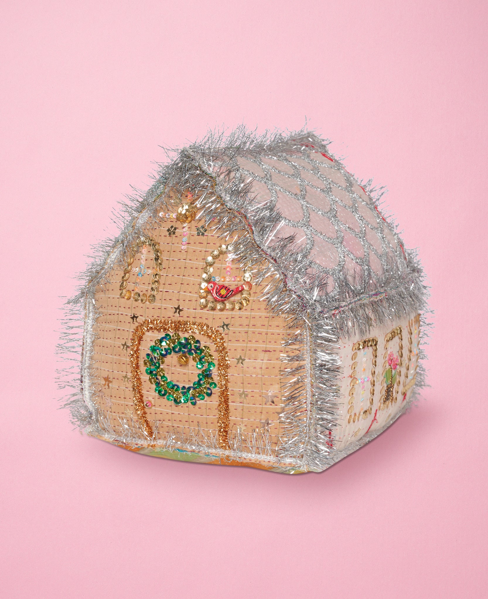 Gingerbread Kantha House - LARGE - No. 150