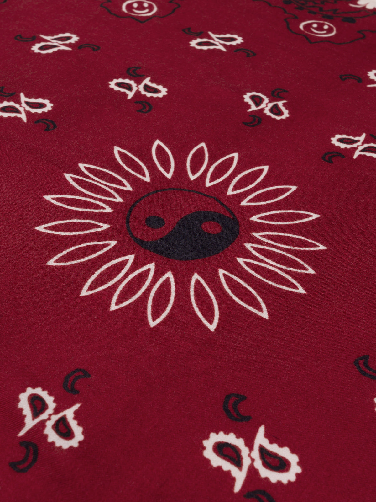 PAYSLEY SCARF - BURGUNDY