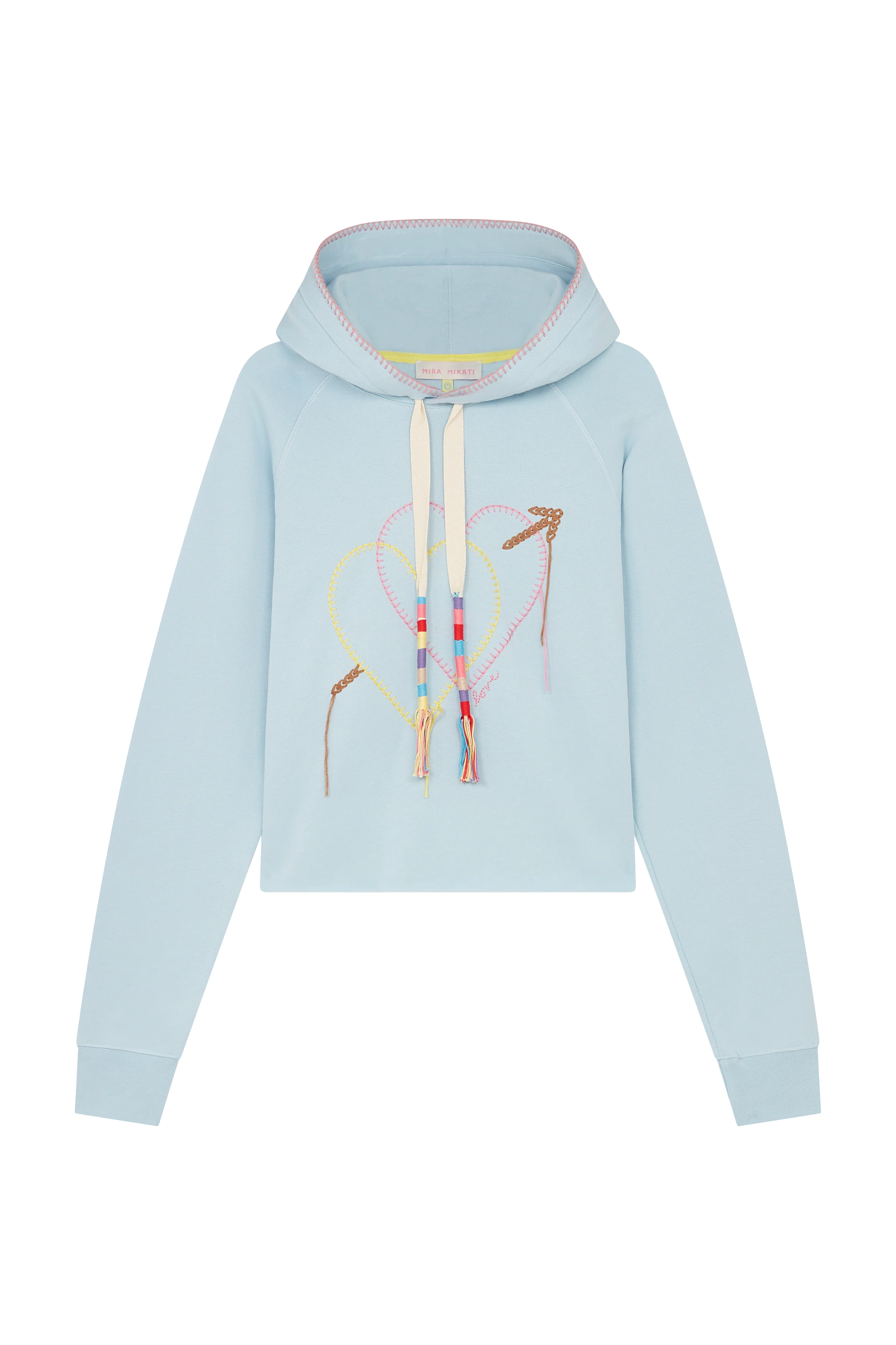 Embroidered Heart Hoodie