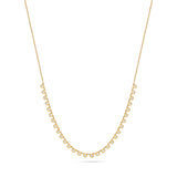 VALENTINA - ROUND BEZEL DIAMONDS NECKLACE