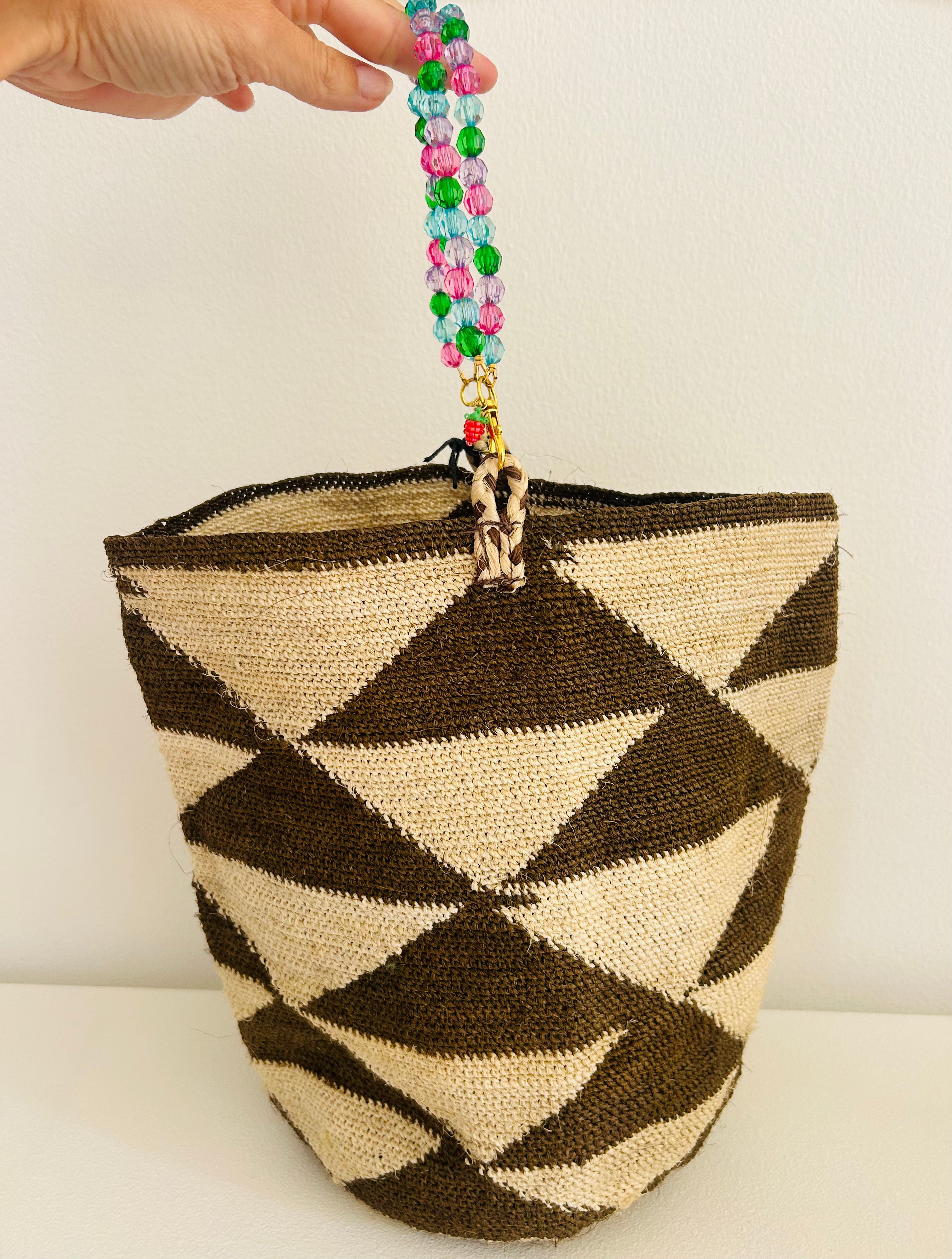 PIMIENTO FRAISE WOVEN BAG
