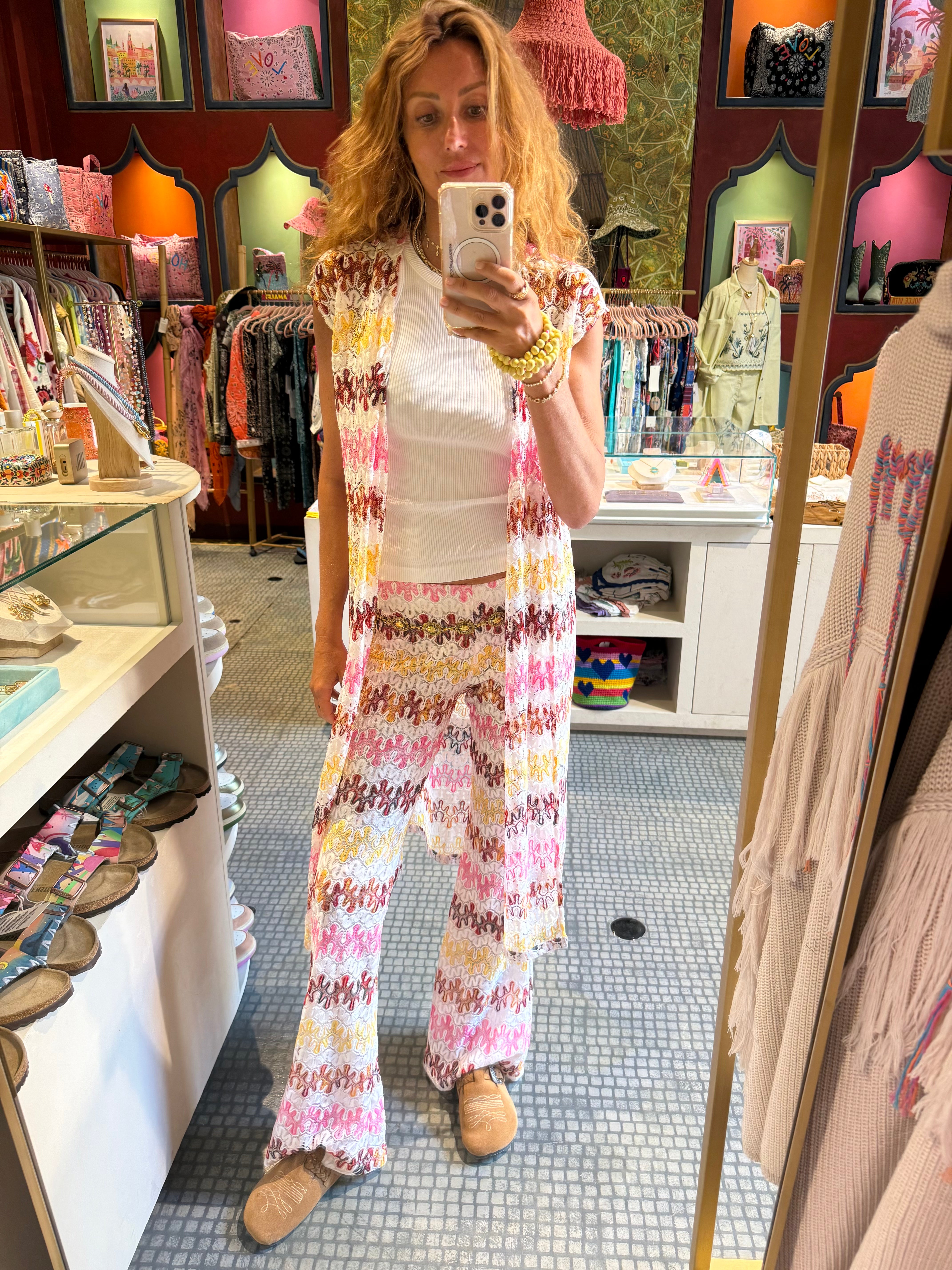 SAHARA SUNSET LONG VEST